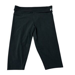 Victoria's Secret Black Fold Over Capris